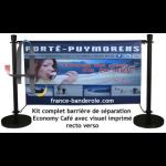 barriere-de-cafe-terrasse barrières avec visuels imprimés recto verso
