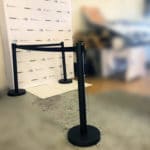 poteau-de-file-d-attente-sangle-guidage poteaux pour file d'attente ou chemin de guidage